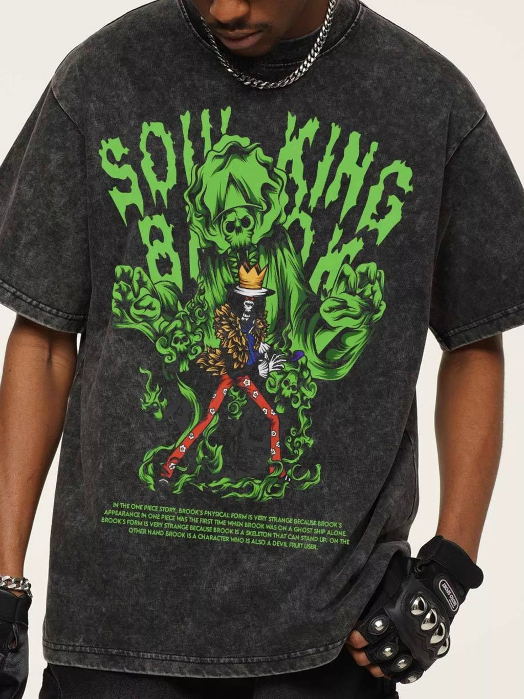 Men's Graphic Round Neck Short Sleeve T-Shirt