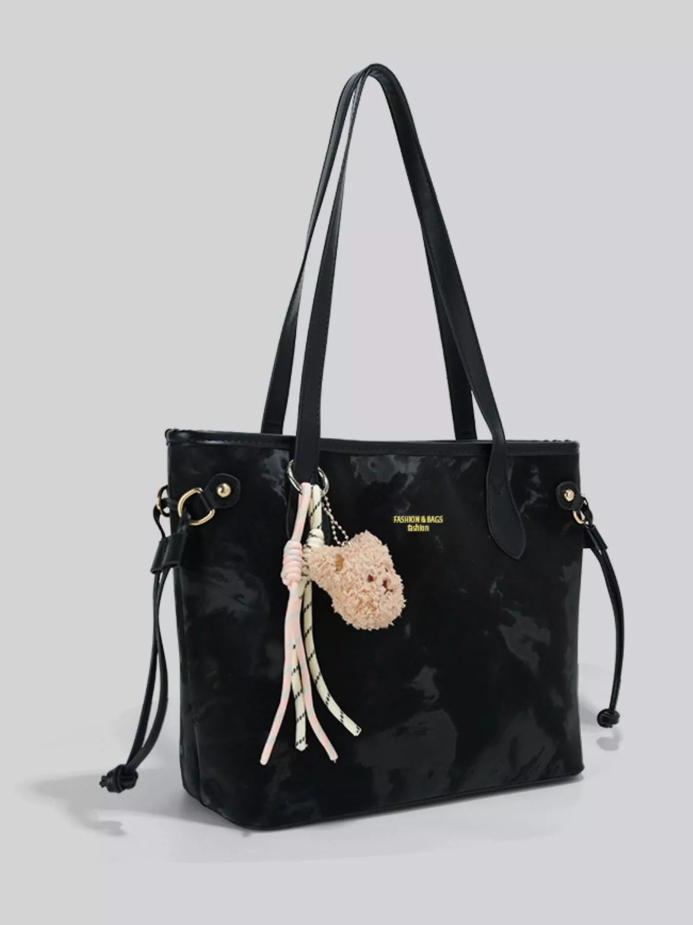 Bear Charm Shoulder Bag