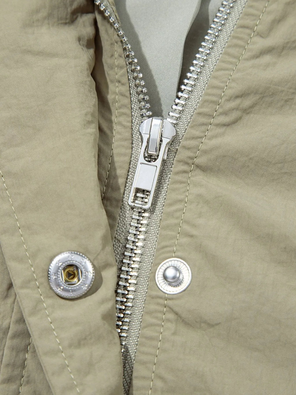 Zip Up Cropped Hooded Utility Jacket