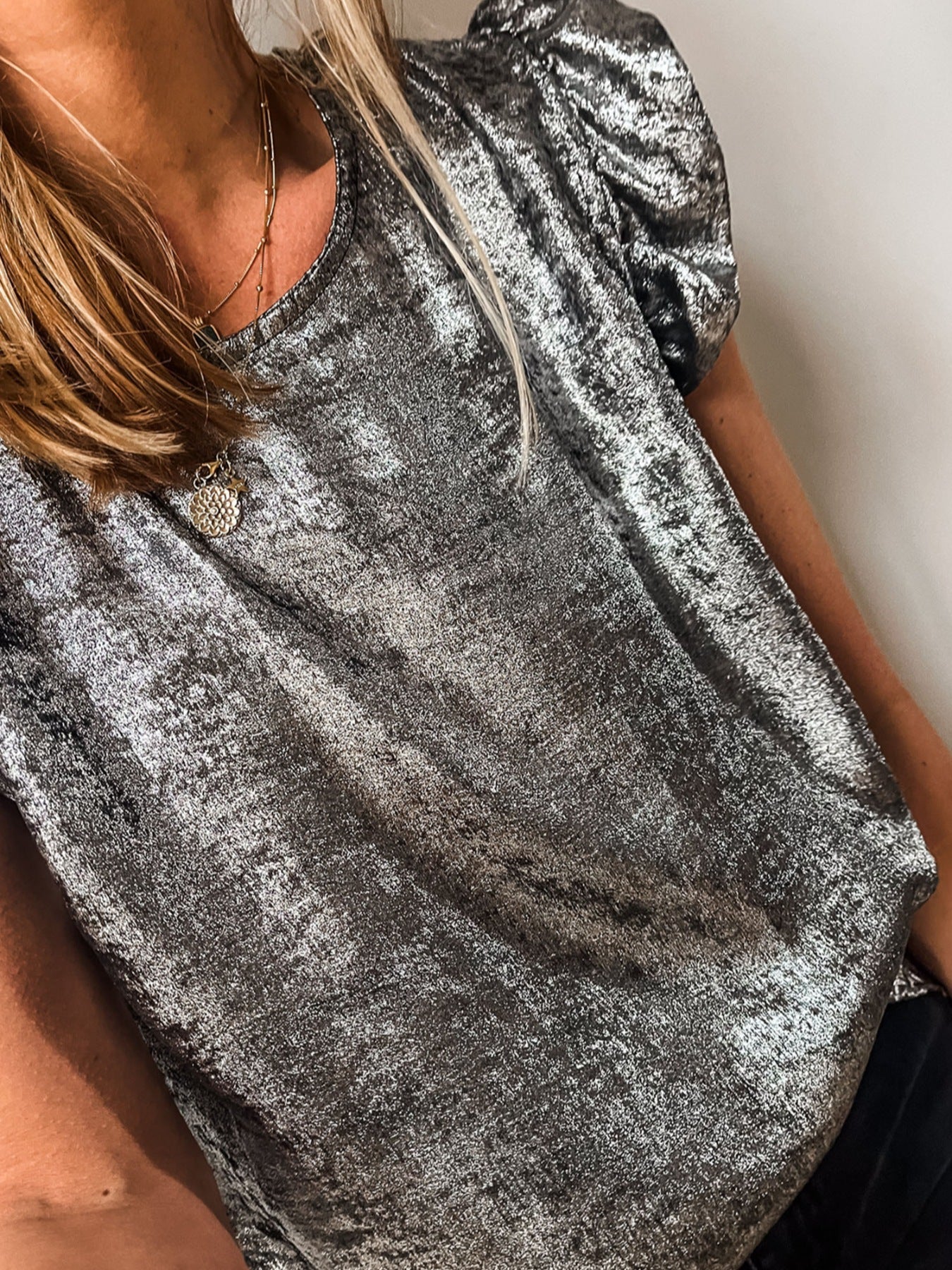 Ruffled Round Neck Tank