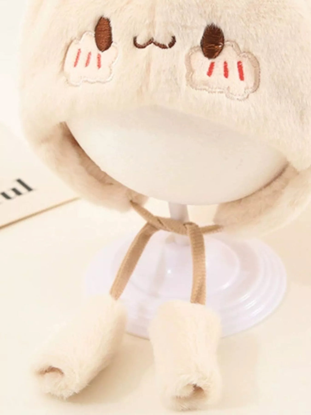 Children's Cute Bear Ear Plush Hat
