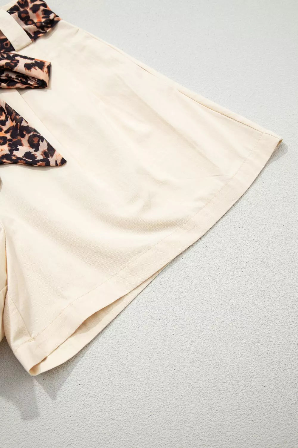 High-Waisted Pleated Shorts