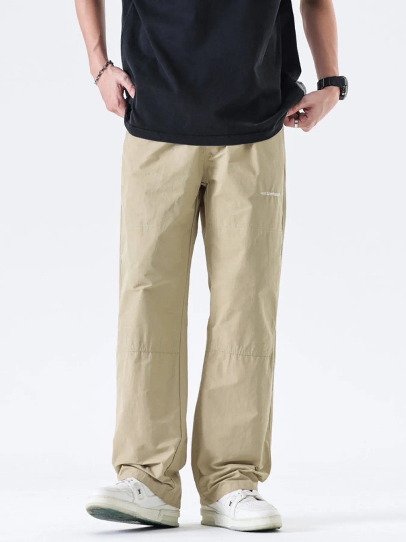 Men's Full Size Wide Leg Pants Plus Size