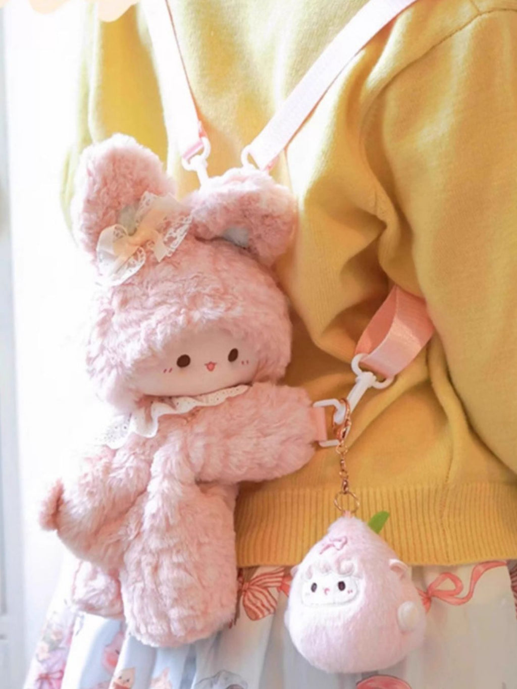 Plush Bunny Backpack Bag