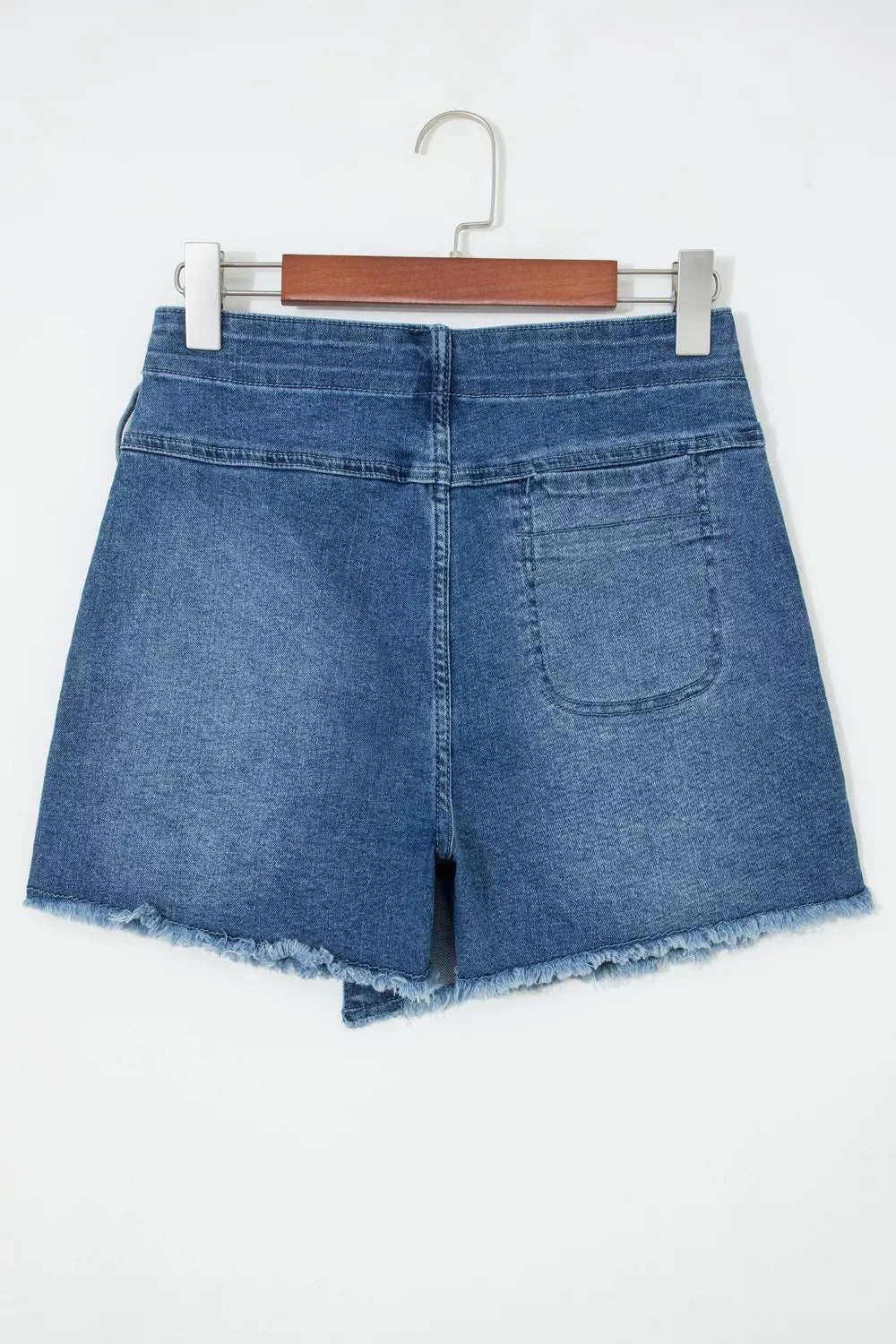 Wrapped Tied Waist Denim Skort