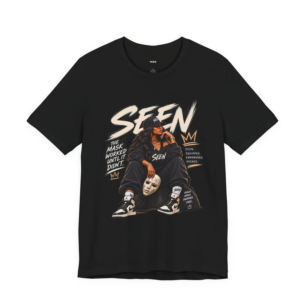 SEEN. Her. Streetwear Tee — She Was Never Invisible