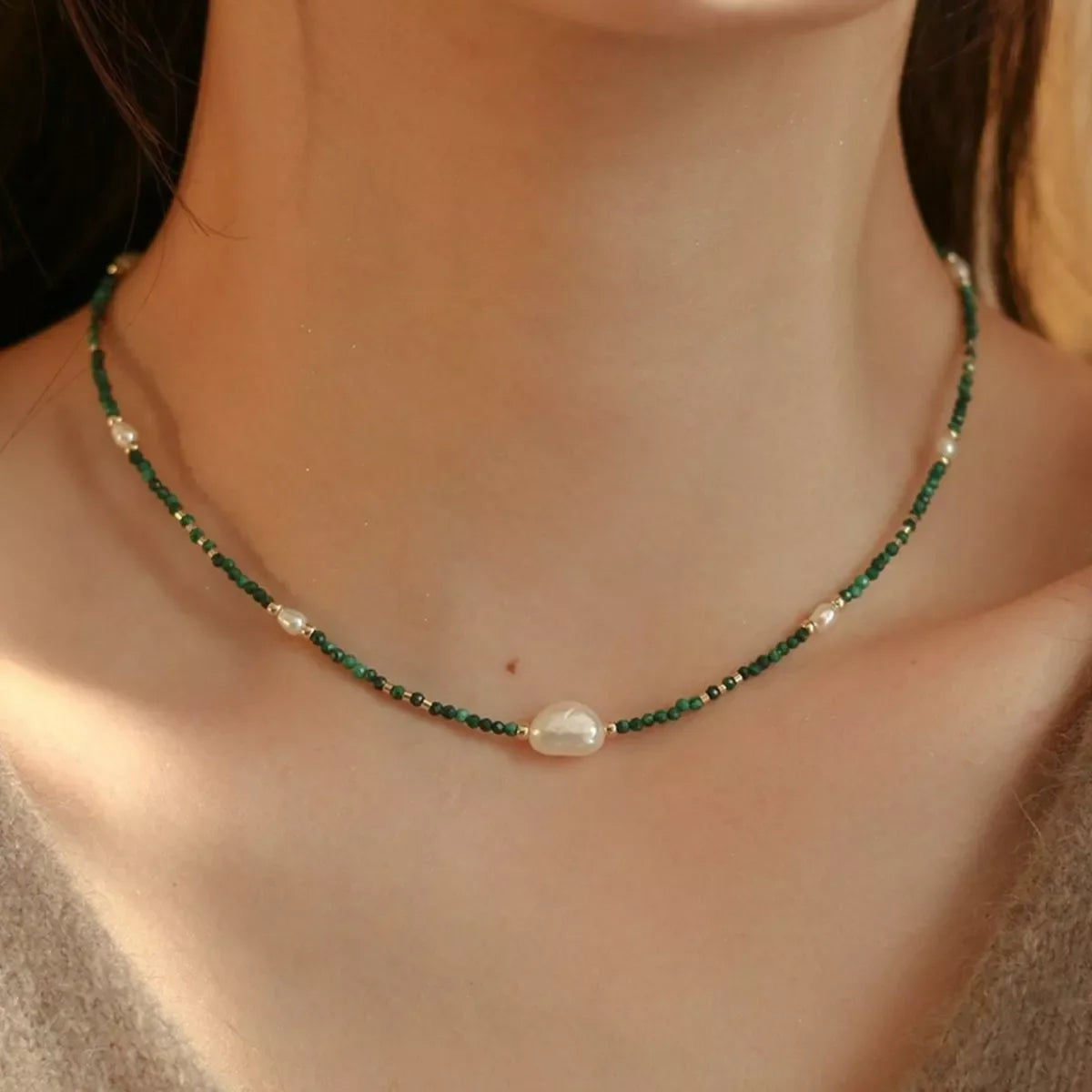 Pearl & Beaded Necklace