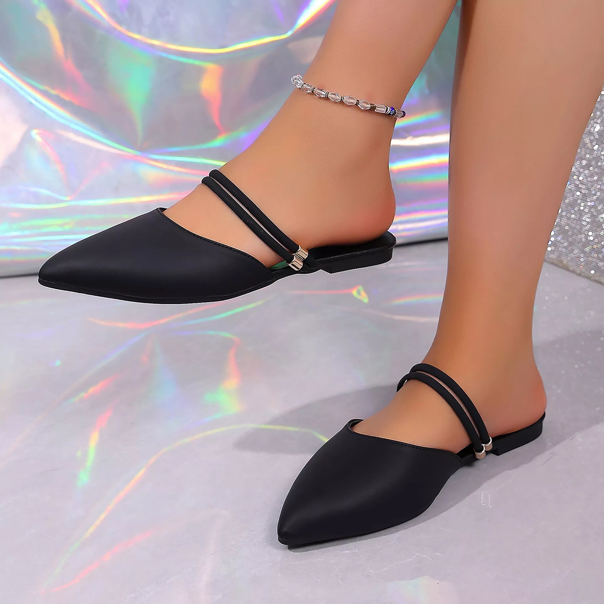 Point Toe Flats Sandals