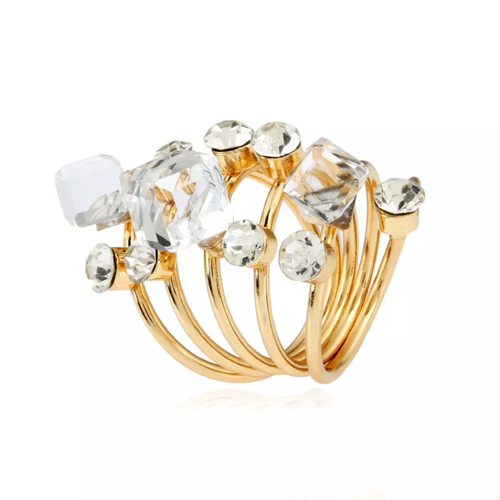 18K Gold-Plated Multi-Layered Ring