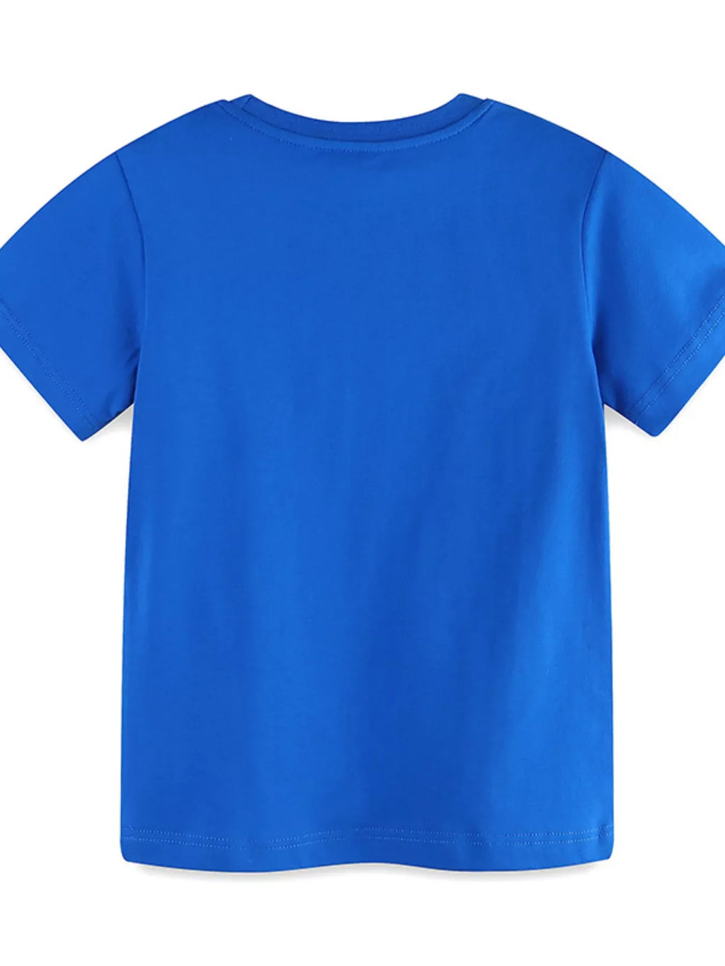 Children's Excavator Graphic Round Neck T-Shirt