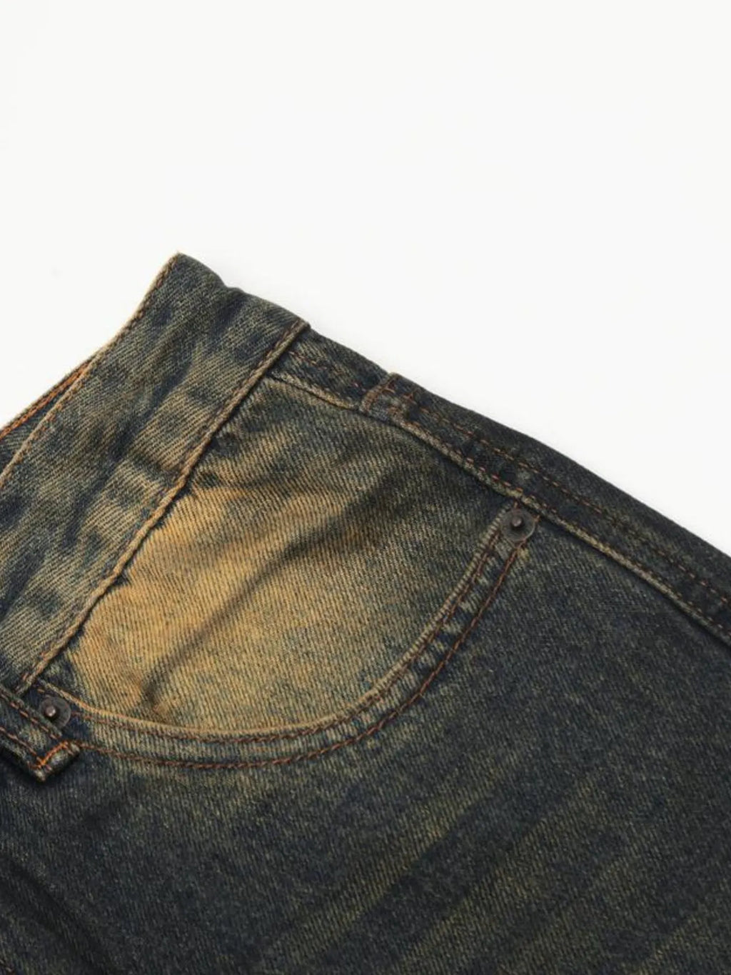 Men's Washed Flare Jeans