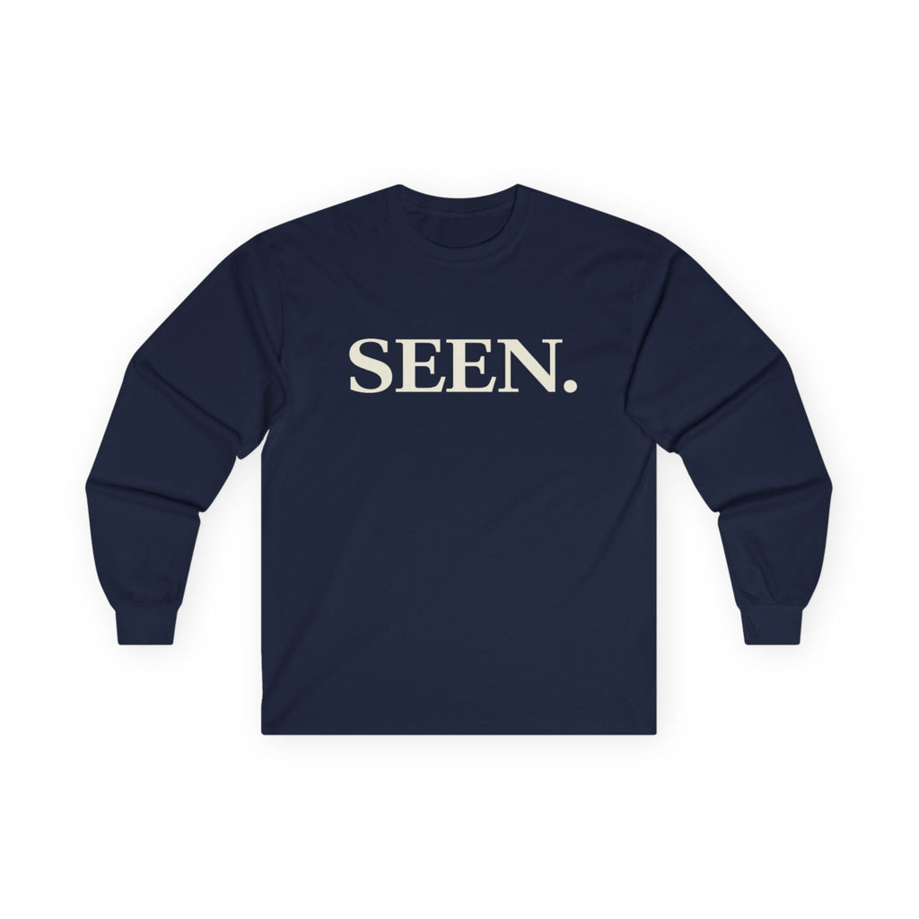 SEEN. Long Sleeve Tee – Minimalist Premium Inspirational Identity Apparel