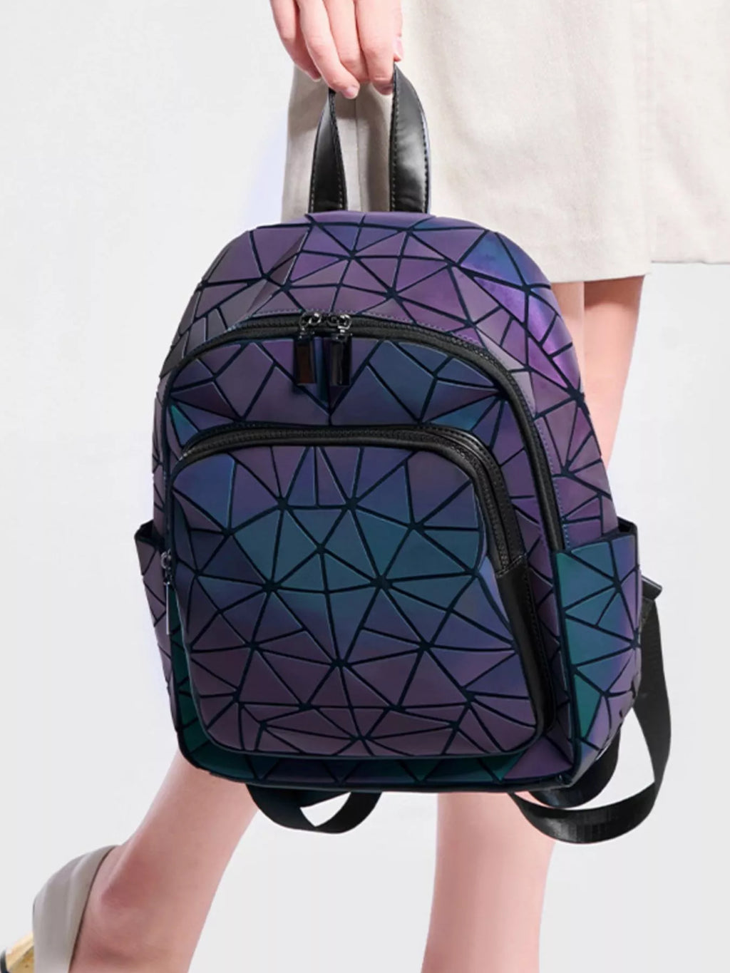 Geometric Backpack Bag