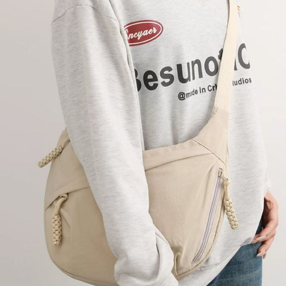 Lightweight Nylon Crossbody Bag