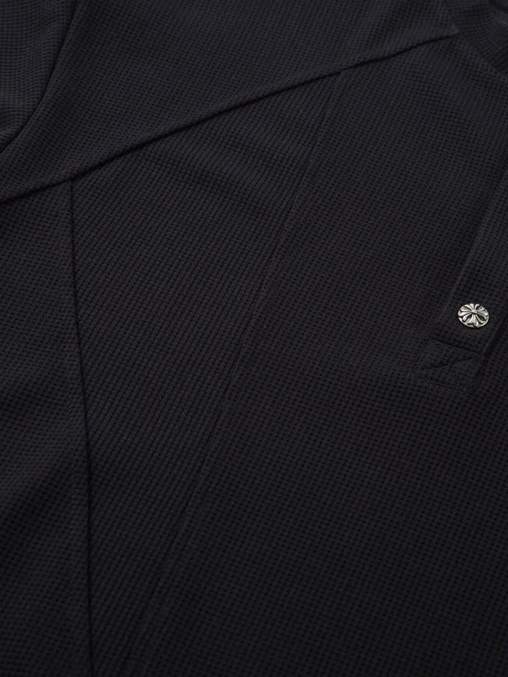 Men's Henley Structured Waffle-Knit T-Shirt