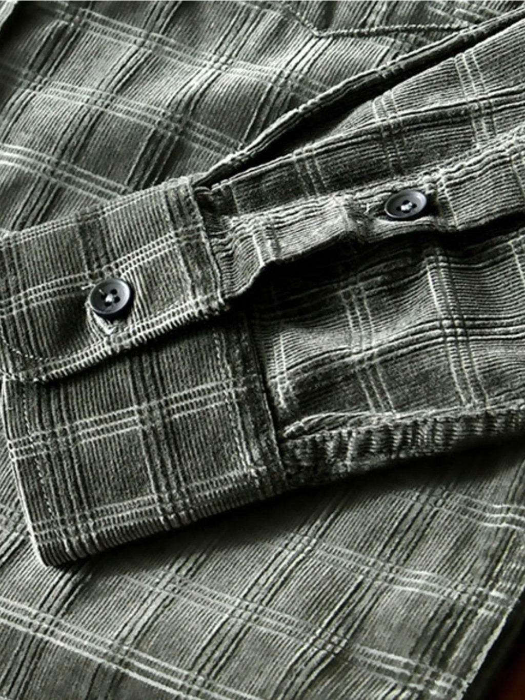Men's Plus Size Striped Button-Up Shirt