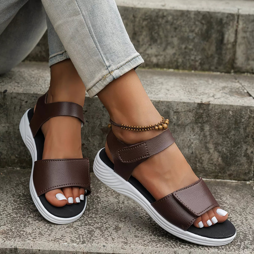 Open Toe Flats Sandals