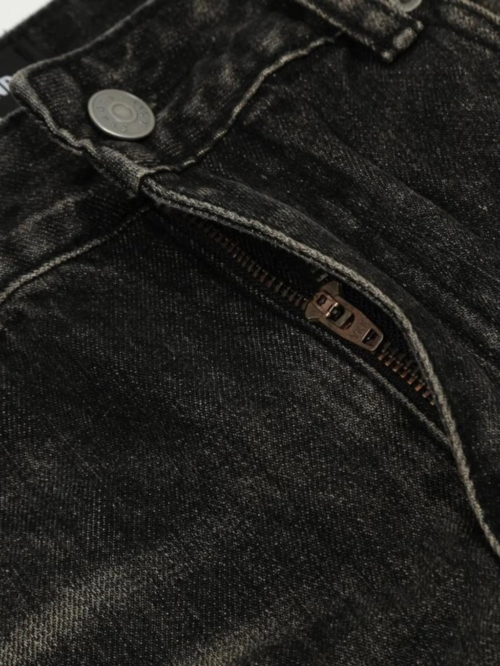 Men's Distressed Cat's Whisker Washed Bootcut Jeans
