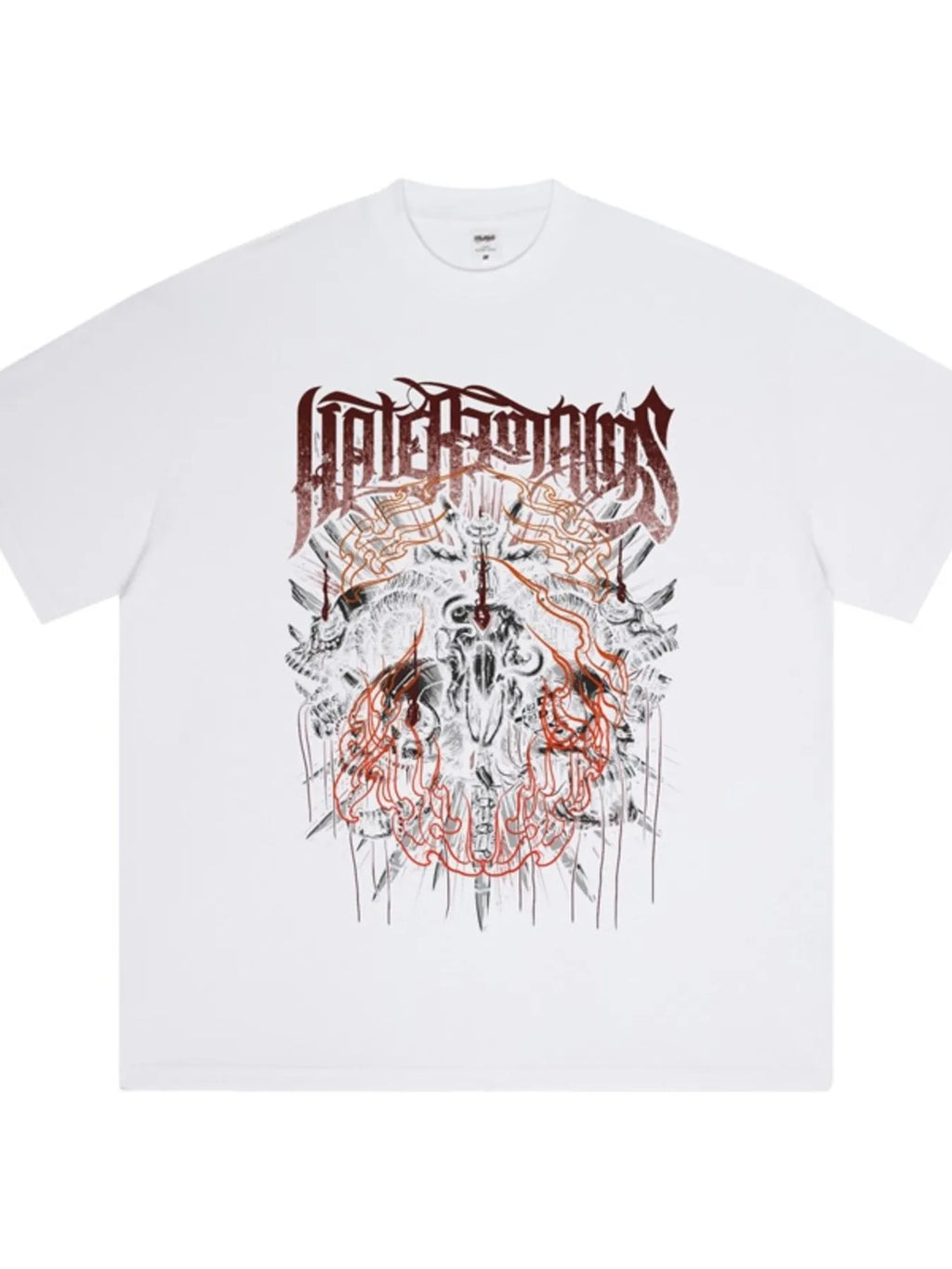 Men's Graphic Round Neck Short Sleeve T-Shirt