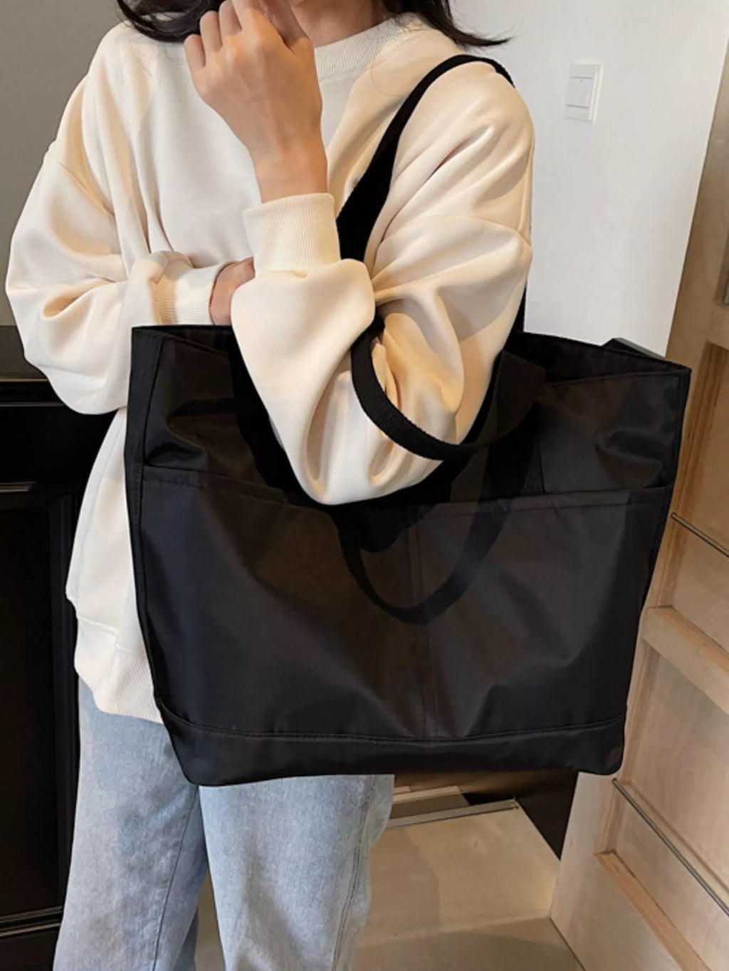 Oxford Cloth Shoulder Bag