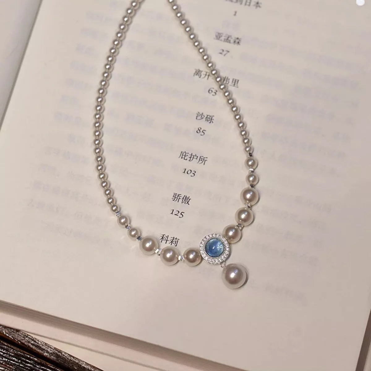 925 Sterling Silver Pearl Necklace