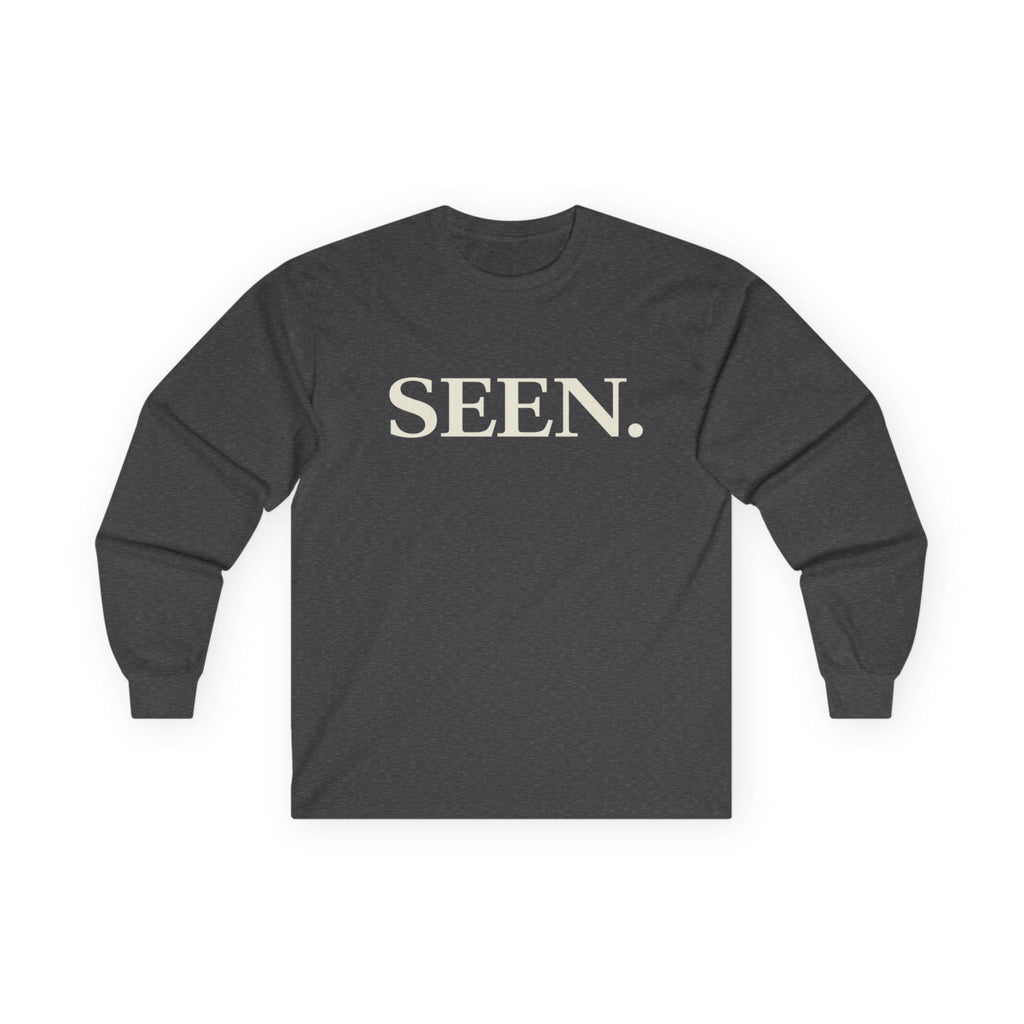 SEEN. Long Sleeve Tee – Minimalist Premium Inspirational Identity Apparel