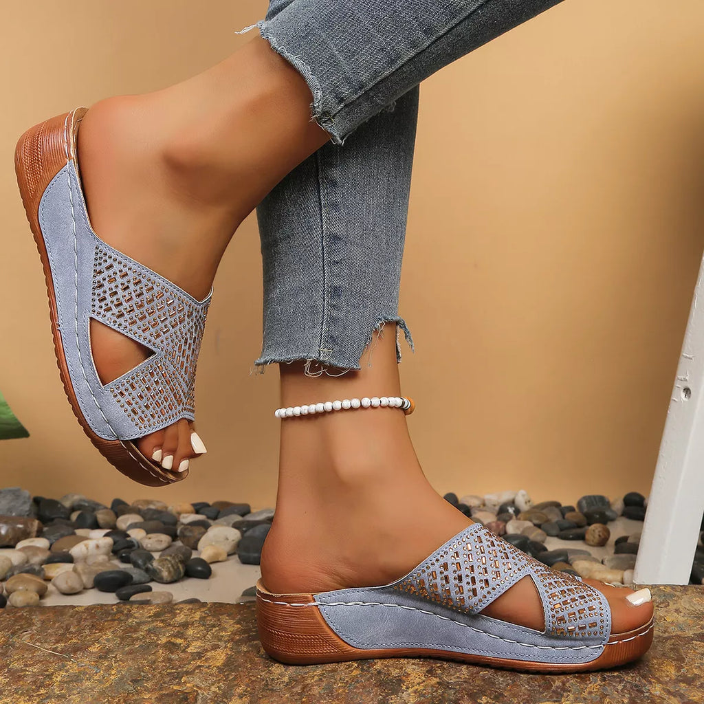 Open Toe Wedge Sandals