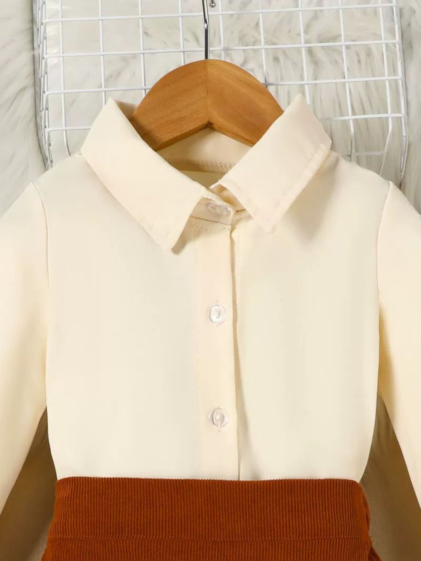 Children's Flounce Sleeve Shirt and Skort Set