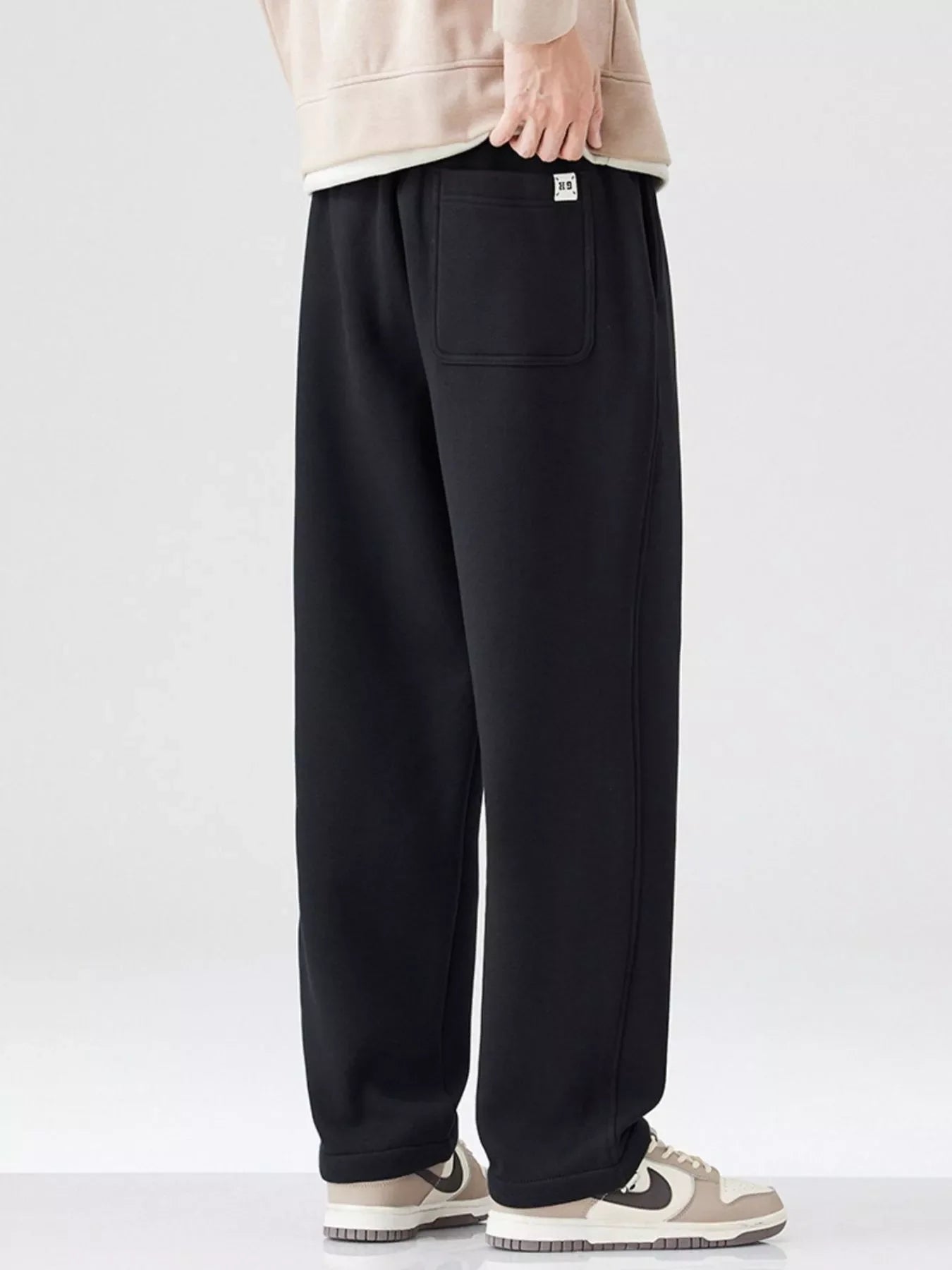 Men's Plus Size Wide Leg Pants