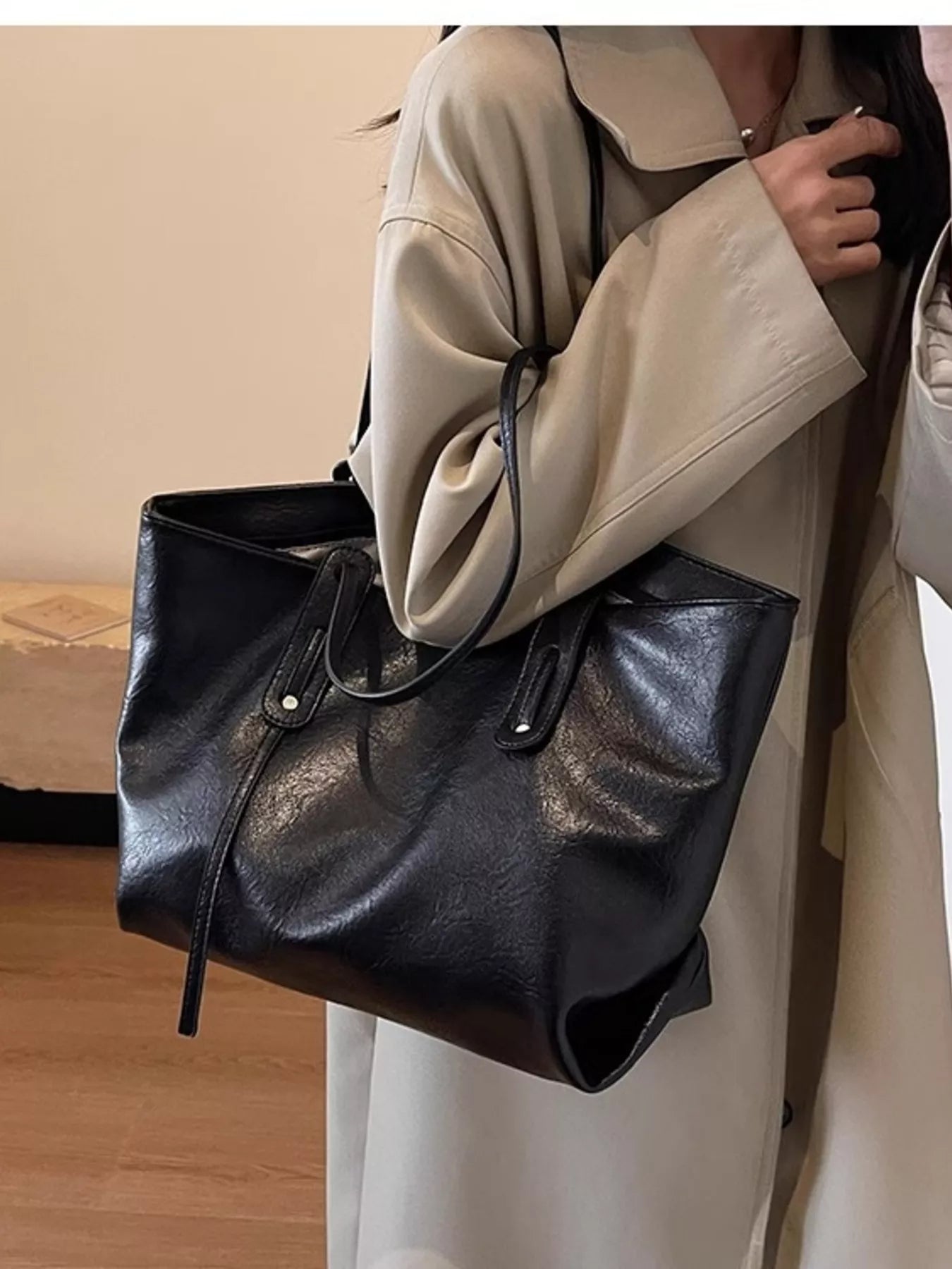 PU Leather Shoulder Bag