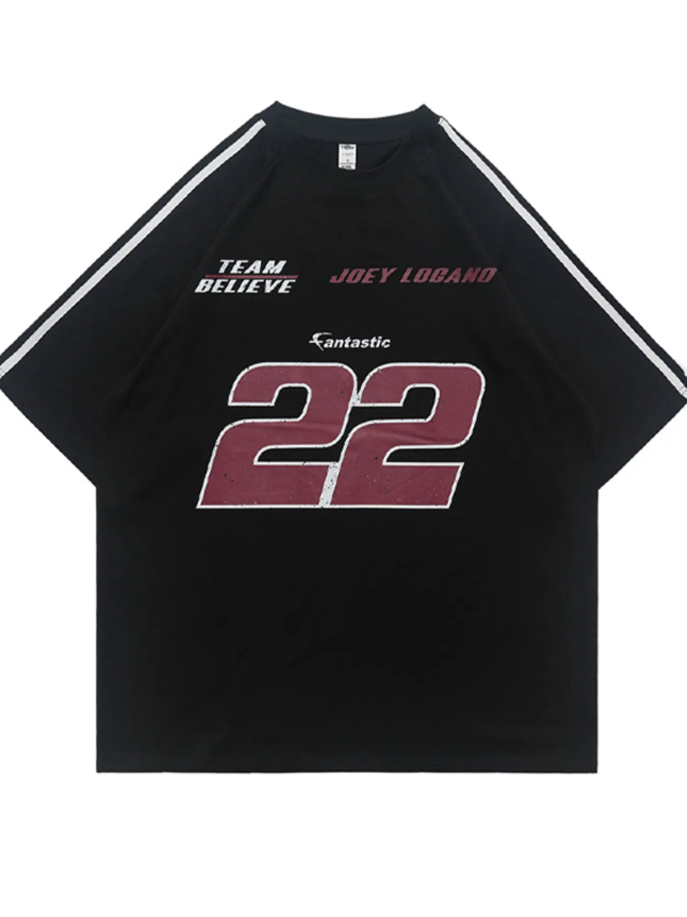 Men's Number Round Neck Short Sleeve T-Shirt