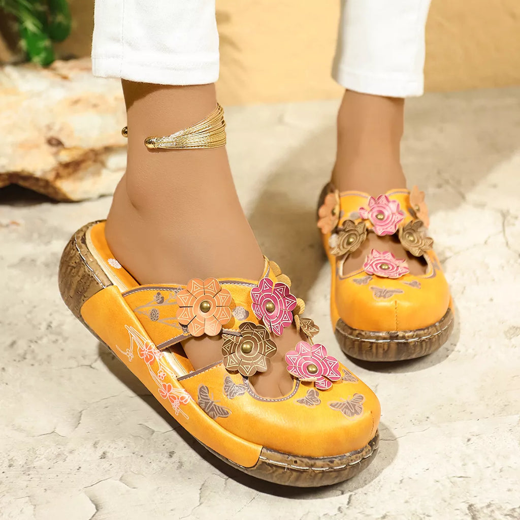 Round Toe Platform Sandals