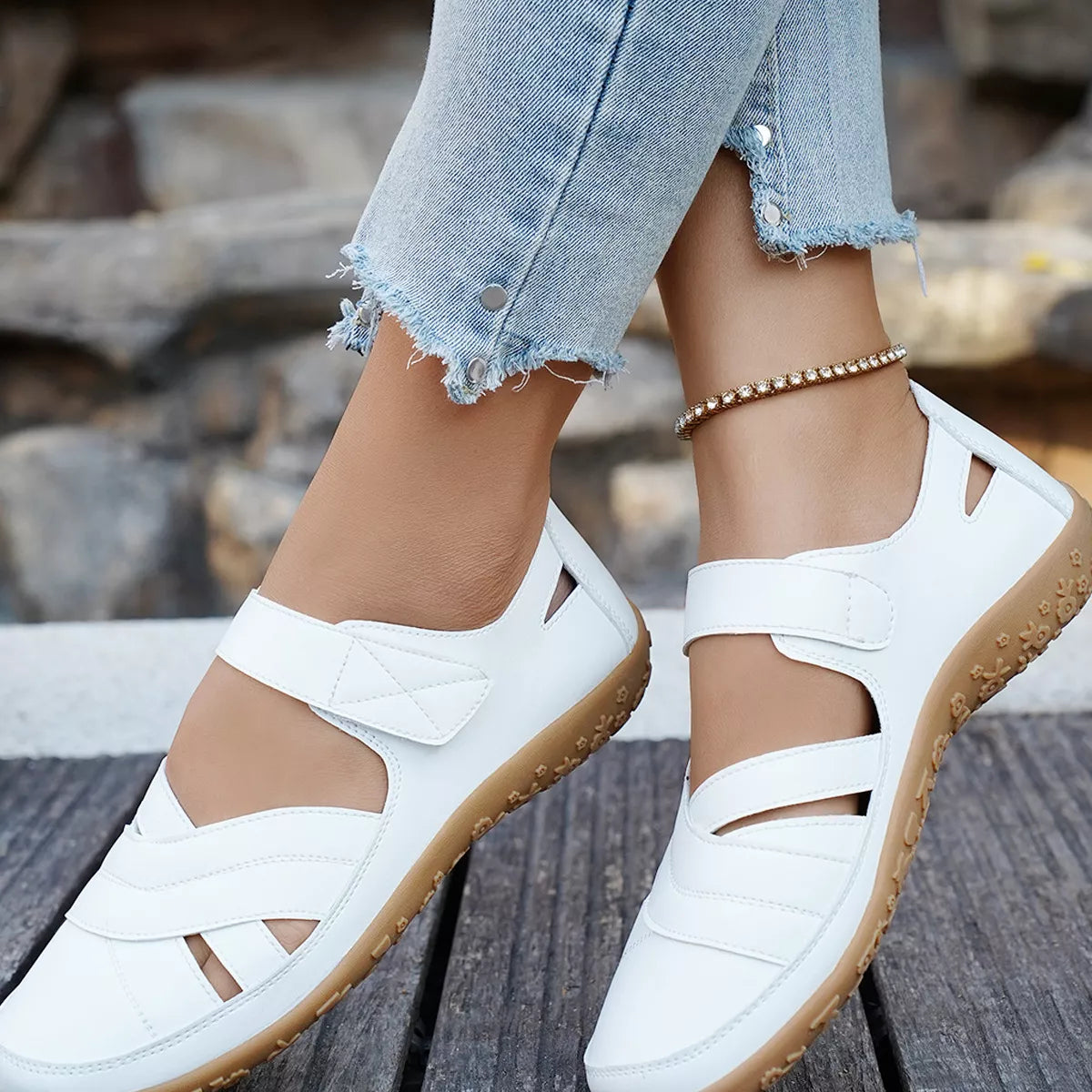 Casual Velcro Slip-Ons