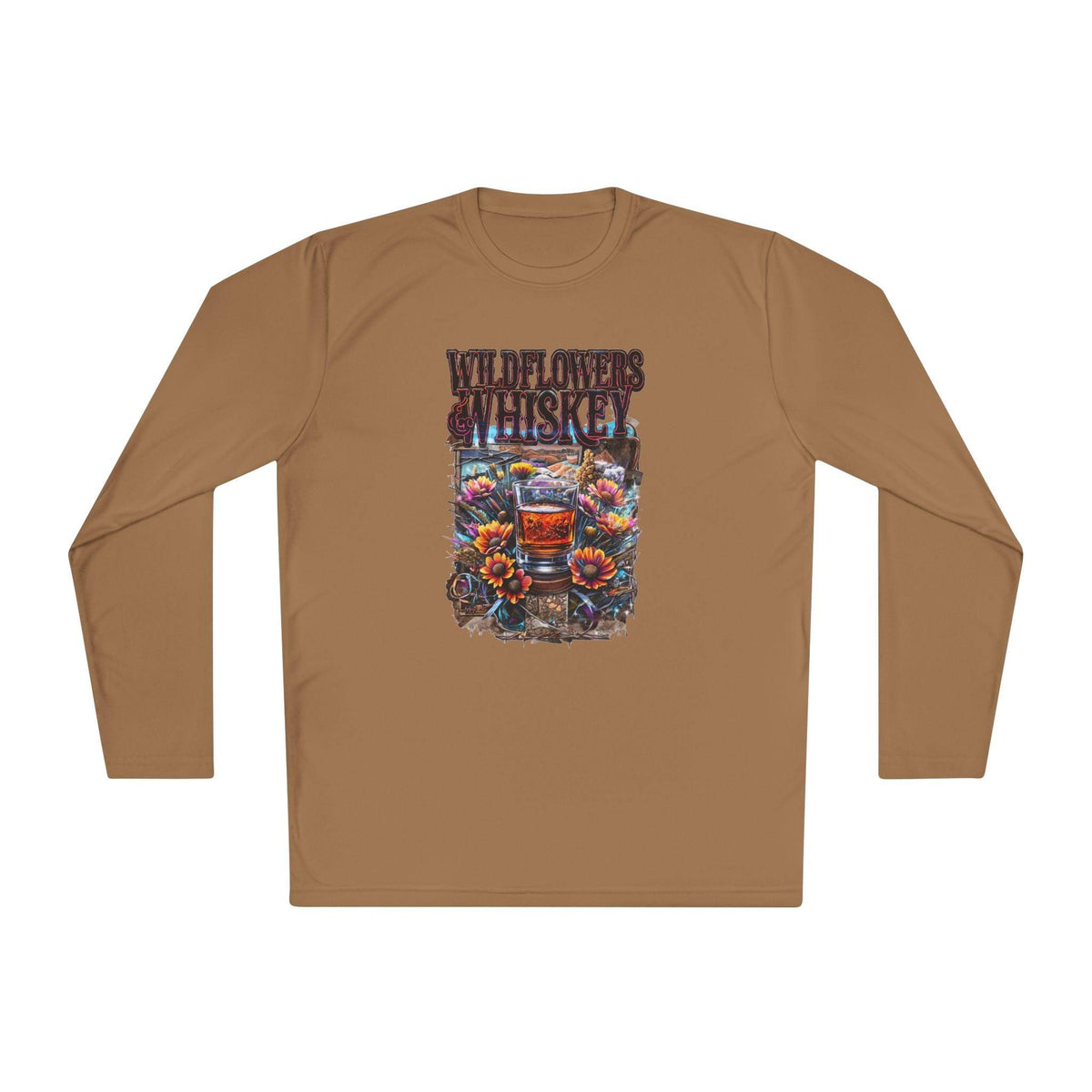 Wildflowers and Whiskey Lightweight Long Sleeve Tee