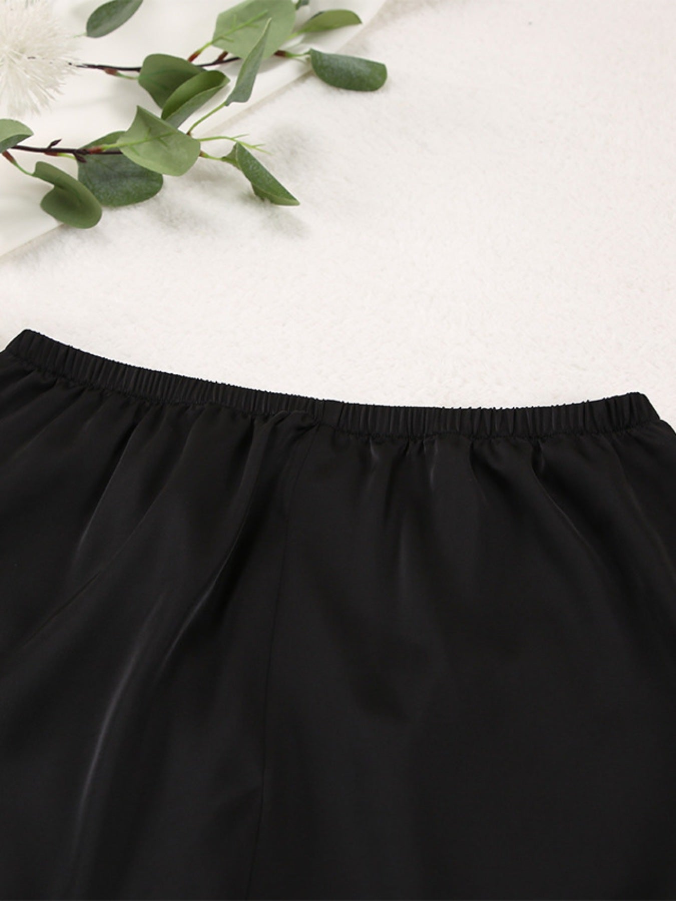 Long Sleeve Top and Wide Leg Pants Lounge Set