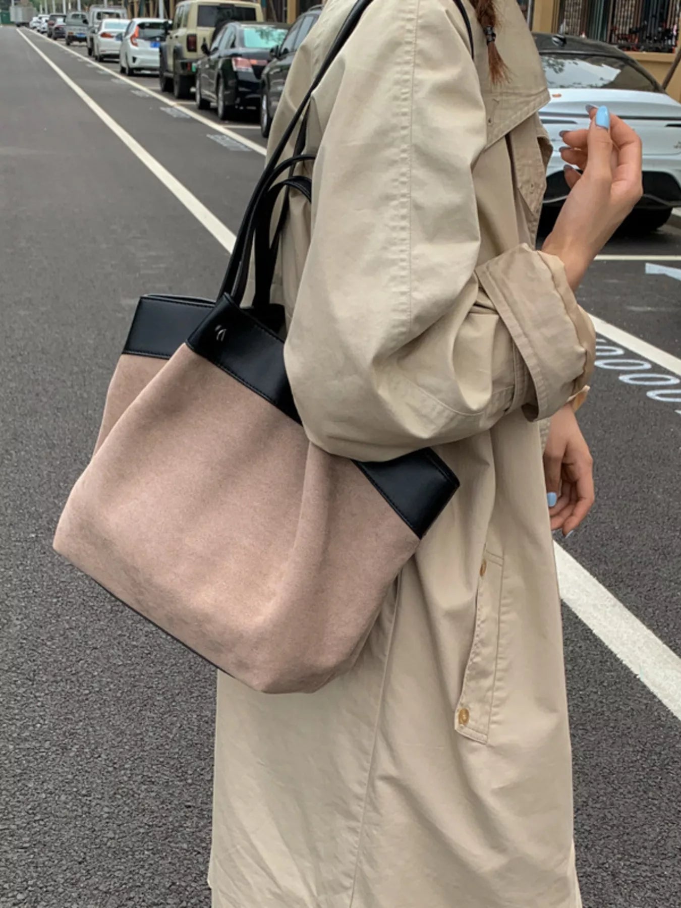 Lightweight Classic Color Tote Bag