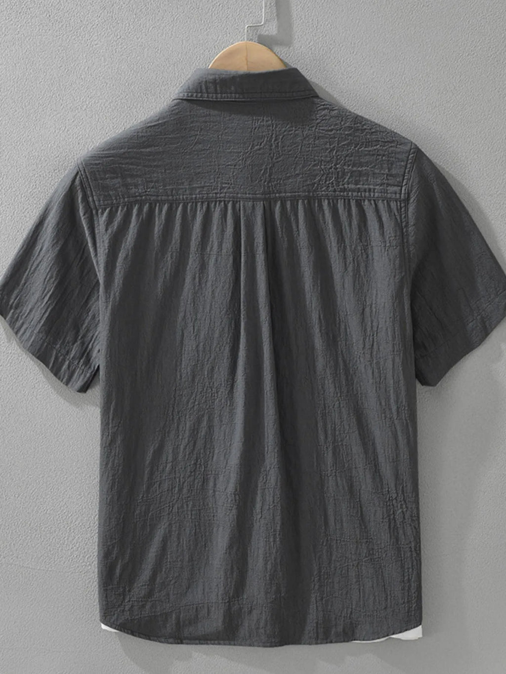Men's Plus Size Button Up Short Sleeve Shirt