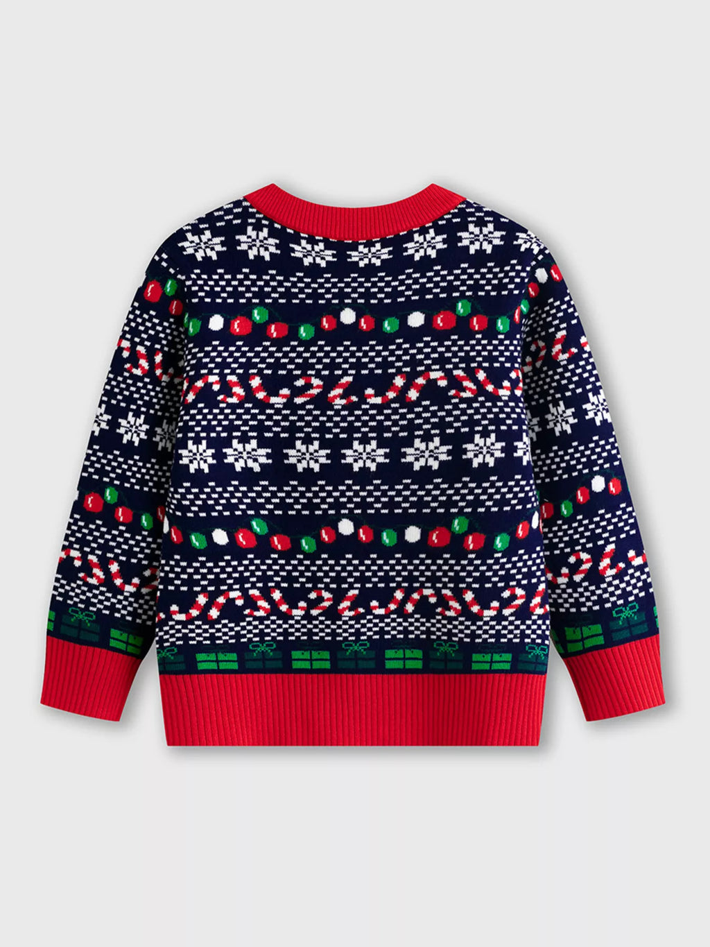 Children's Christmas Tree Round Neck Sweater