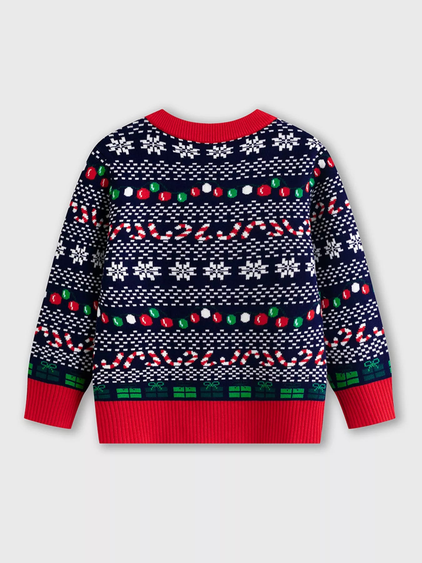 Children's Christmas Tree Round Neck Sweater
