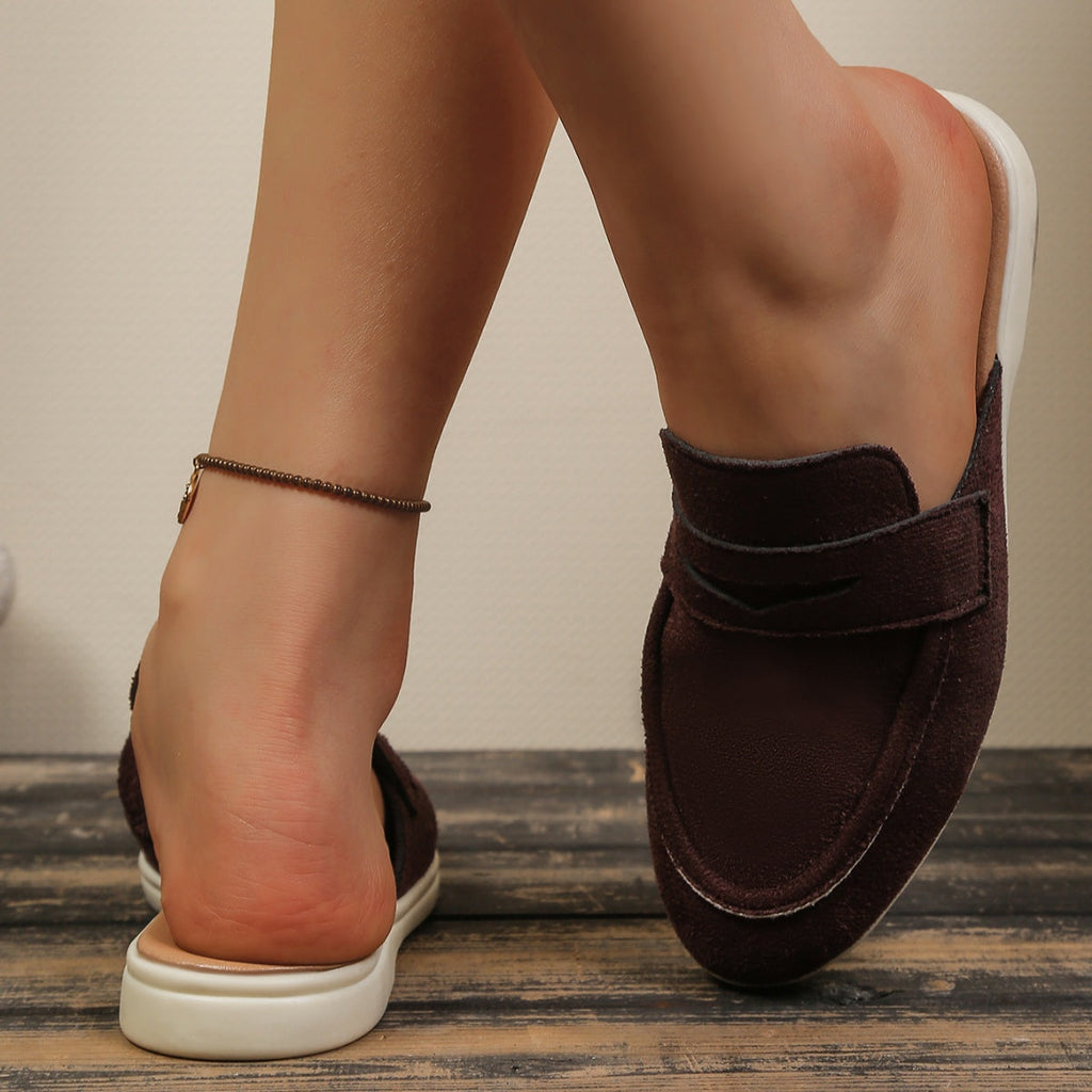 Round Toe Slip-Ons