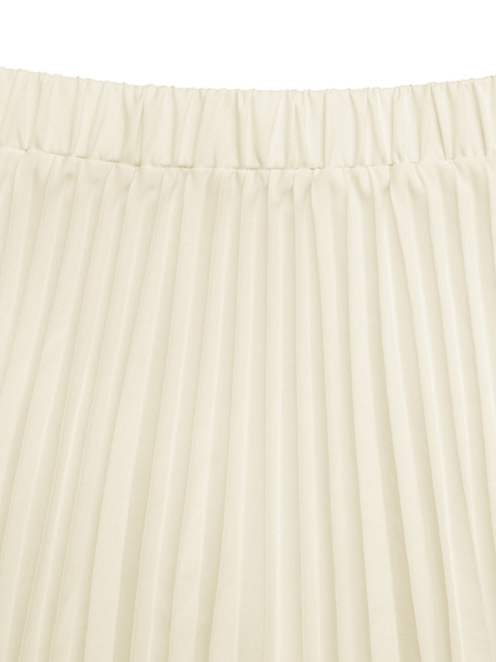 Sleeveless Vest and Pleated Maxi Skirt Set