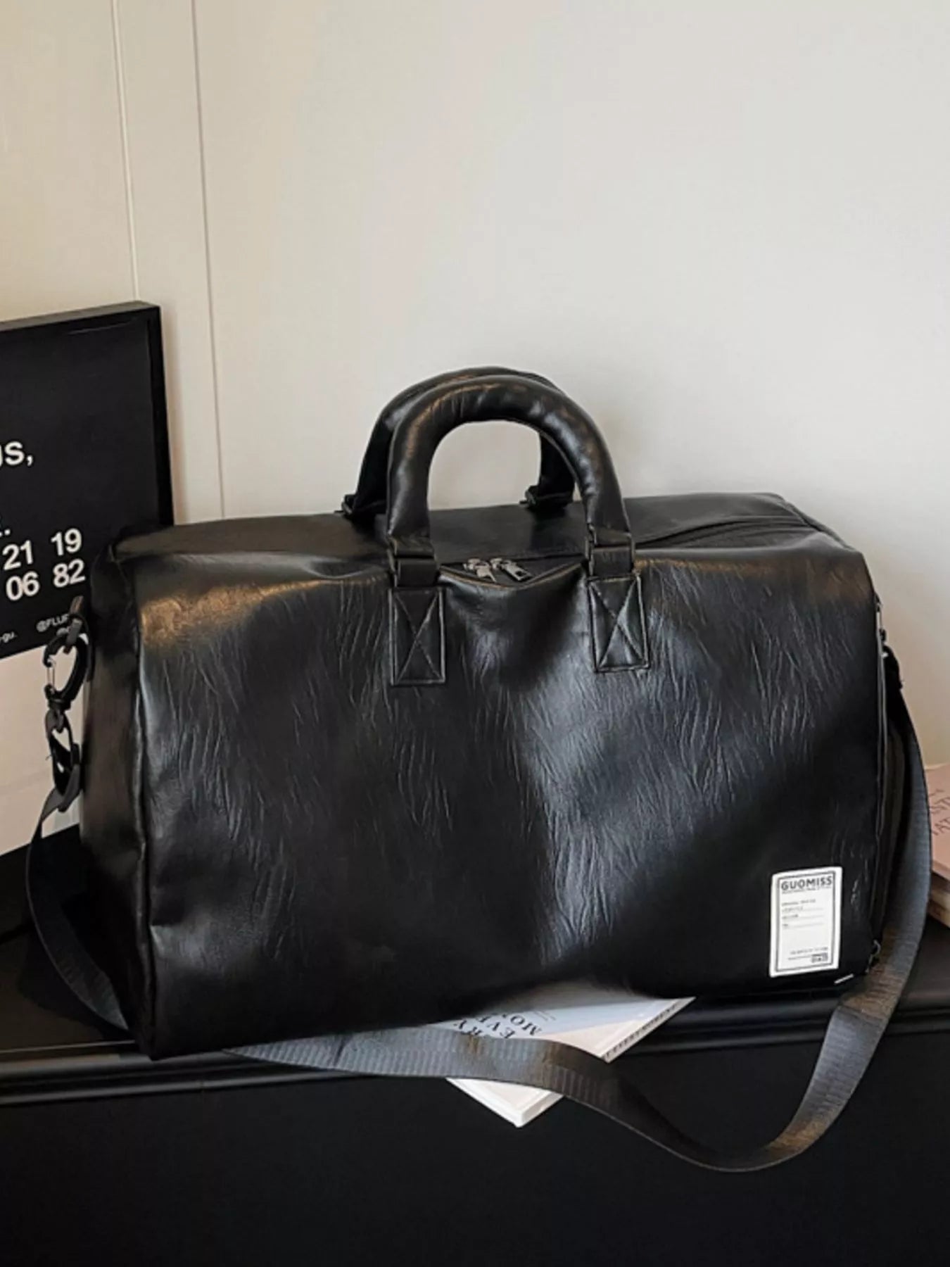 Large Capacity Leather Travel Bag