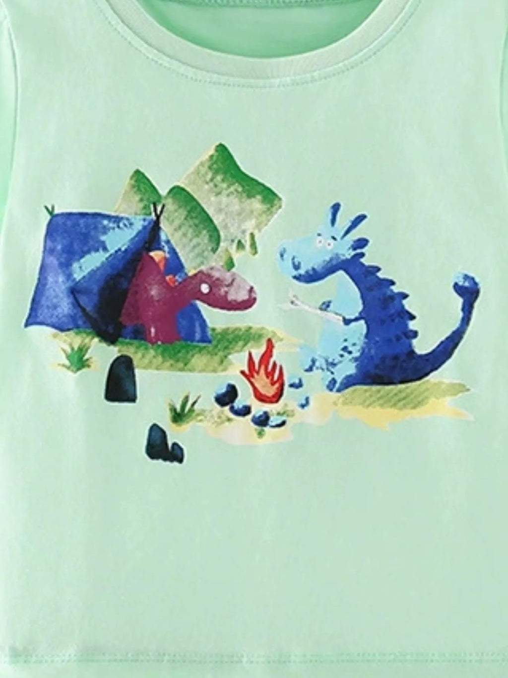 Children's Animal Graphic Short Sleeve T-Shirt