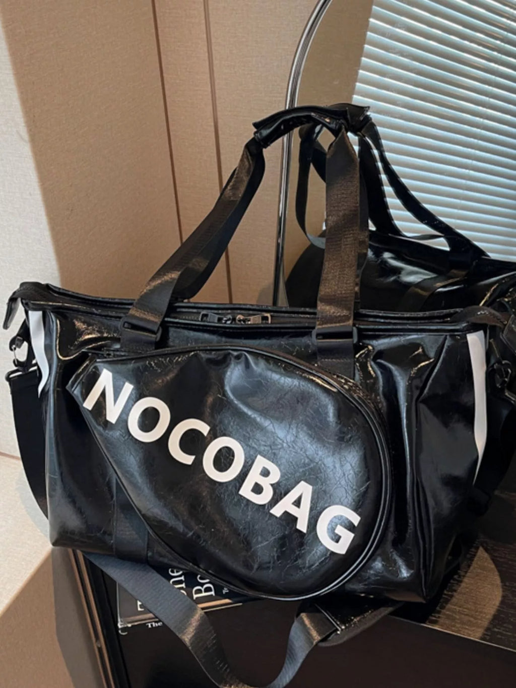 Sports Leather Duffle Bag