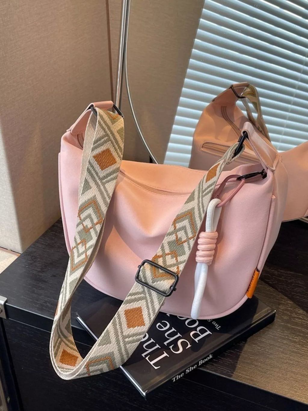 Woven Strap Crossbody Bag