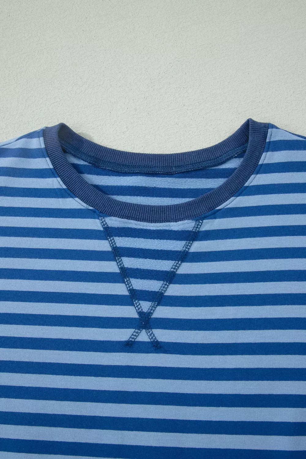Striped Short Sleeve Top and Shorts Set