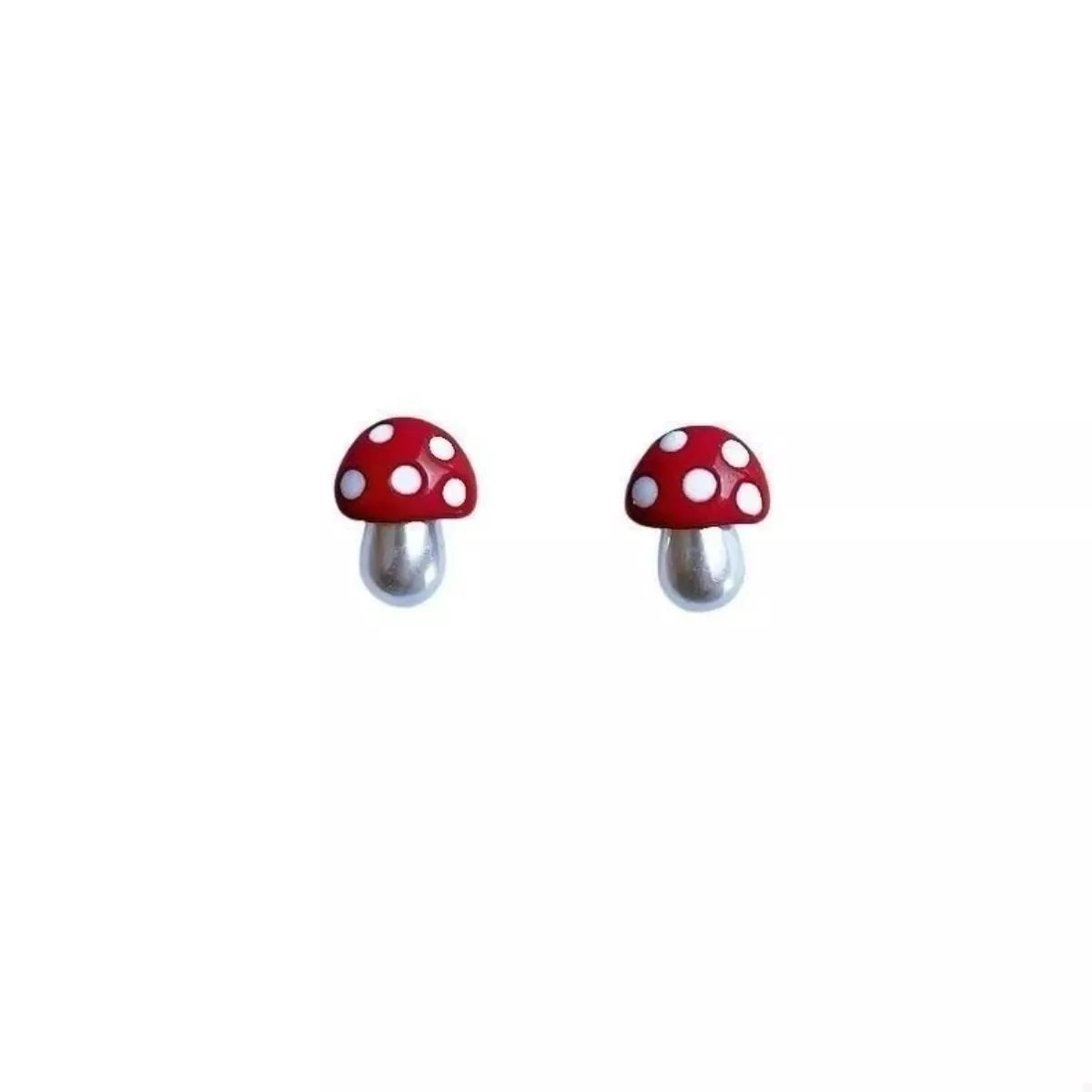 Mushroom Stud Earrings