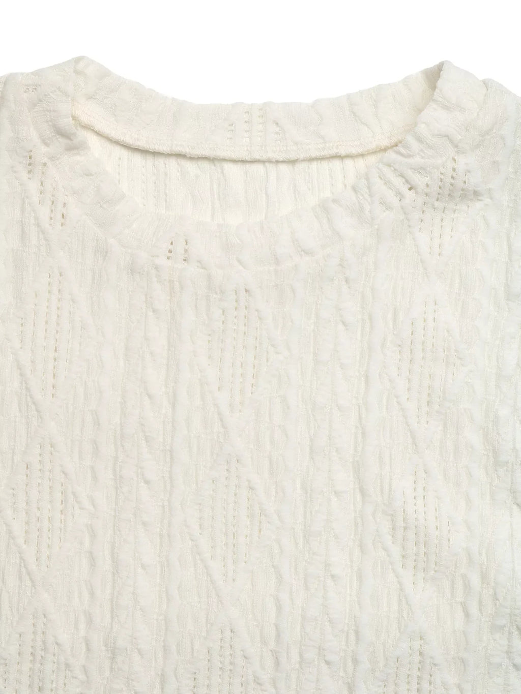 Textured Cap Sleeve Top
