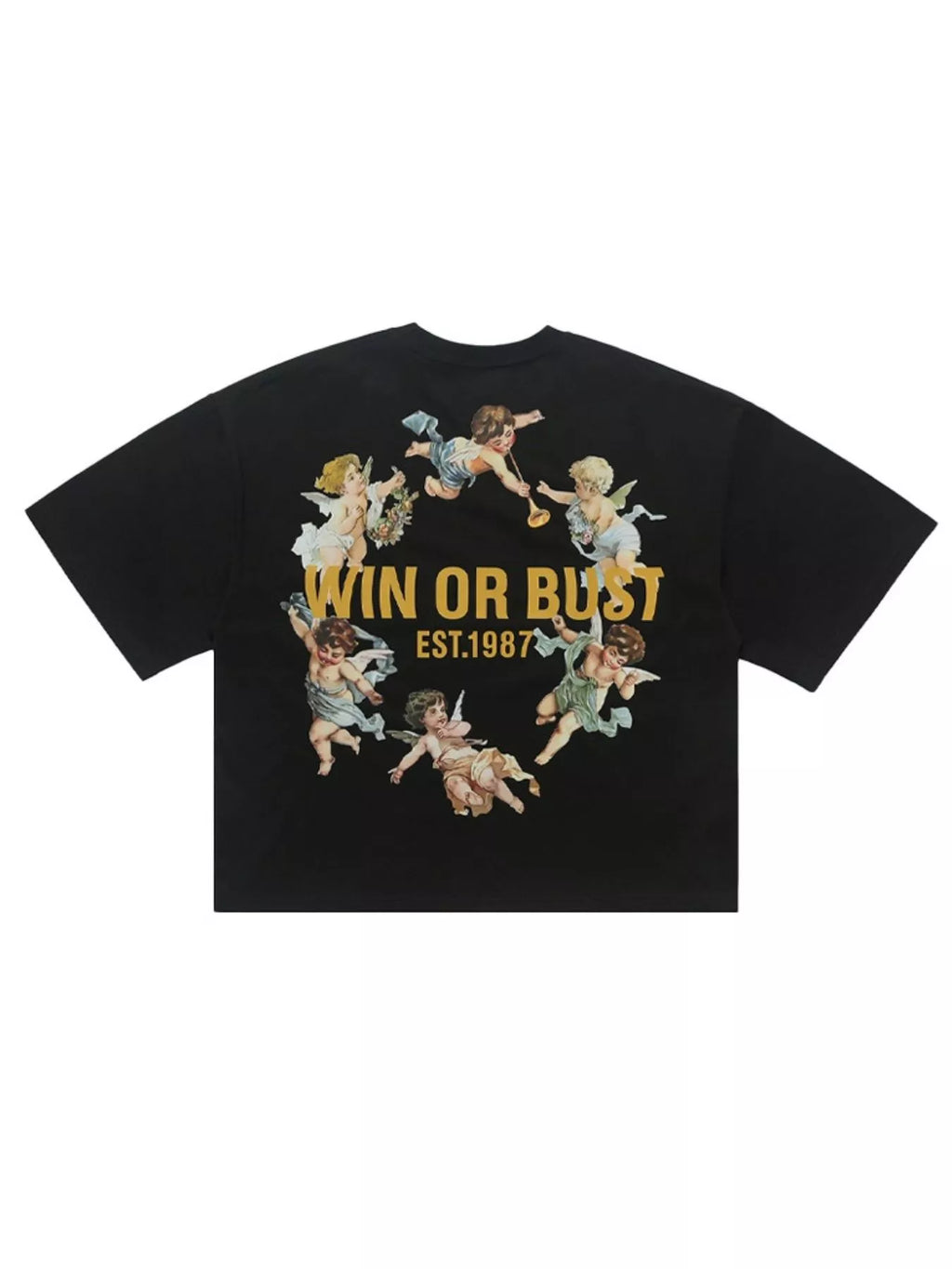 Men's Graphic Round Neck Short Sleeve T-Shirt