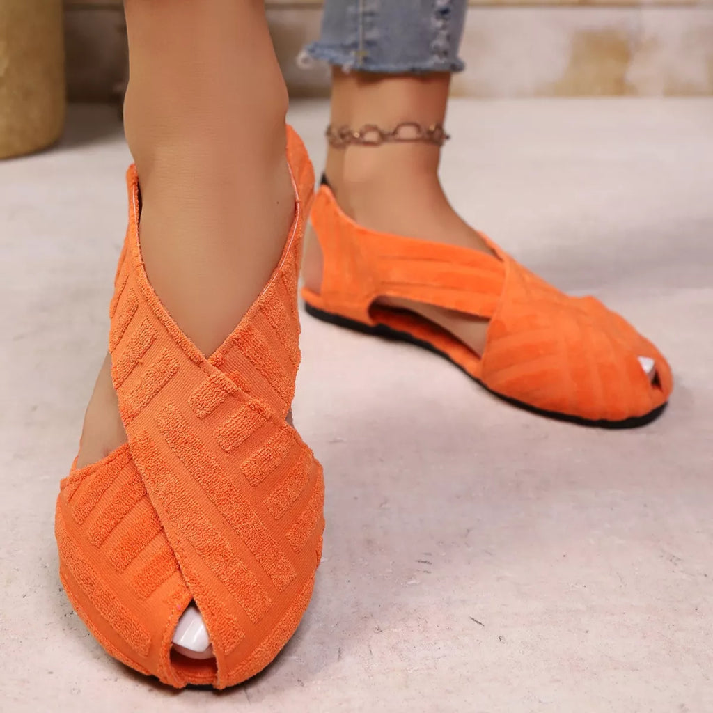 Crisscross Comfortable Fit Sandals